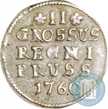 Picture 2 grosze 1760 year  