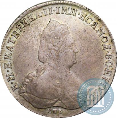 Фото 1 рубль 1793 года СПБ-ЯА 