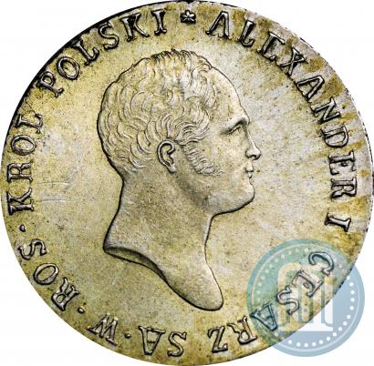 Фото 2 злотых 1818 года IB 