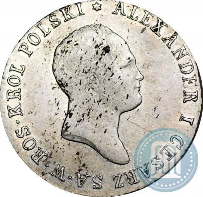Фото 2 злотых 1820 года IB 