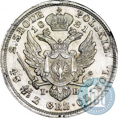 Picture 2 złote 1821 year IB 