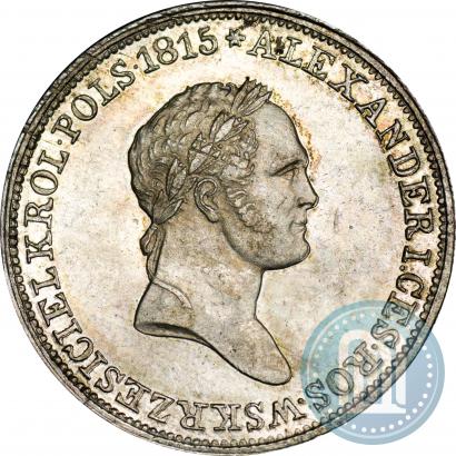 Фото 2 злотых 1830 года FH 