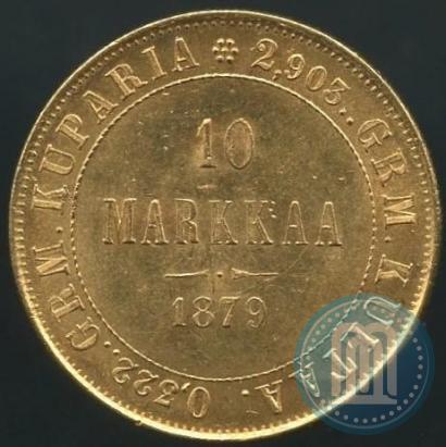 Picture 10 markkaa 1879 year S 