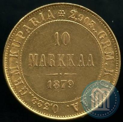 Picture 10 markkaa 1879 year S 
