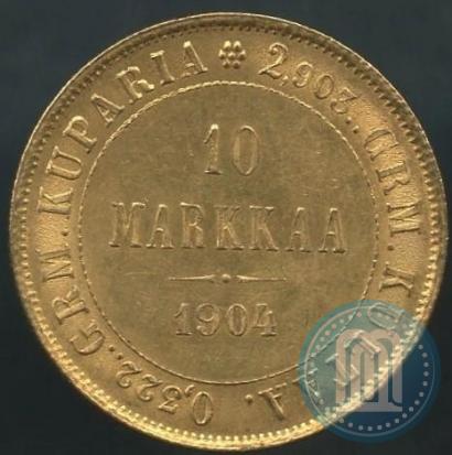 Picture 10 markkaa 1904 year L 