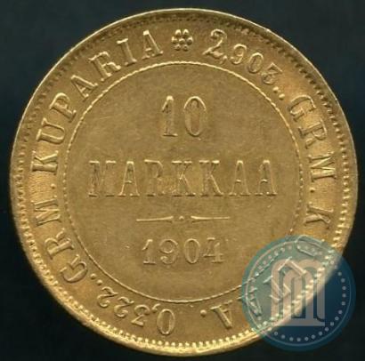 Picture 10 markkaa 1904 year L 