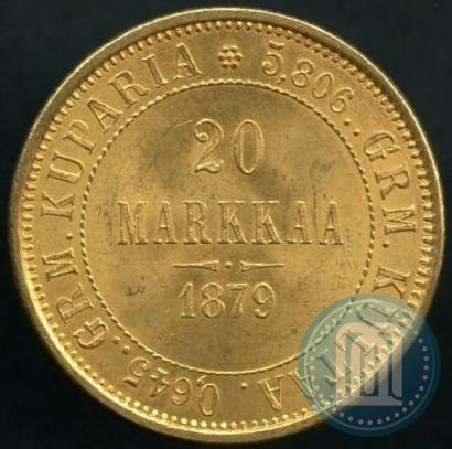 Picture 20 markkaa 1879 year S 