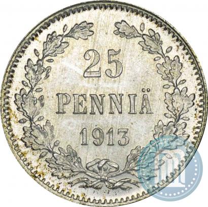 Picture 25 pennia 1913 year S 