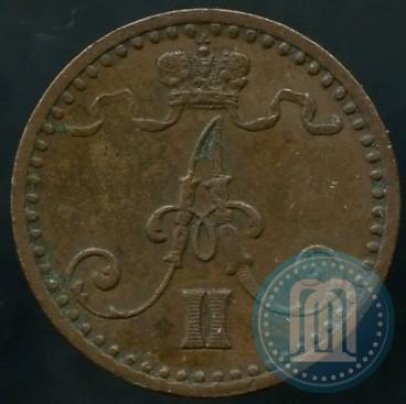 Фото 1 пенни 1870 года  