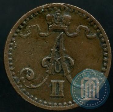 Фото 1 пенни 1870 года  