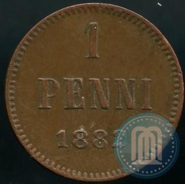 Фото 1 пенни 1882 года  