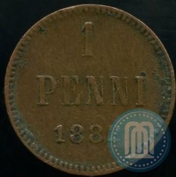 Фото 1 пенни 1882 года  