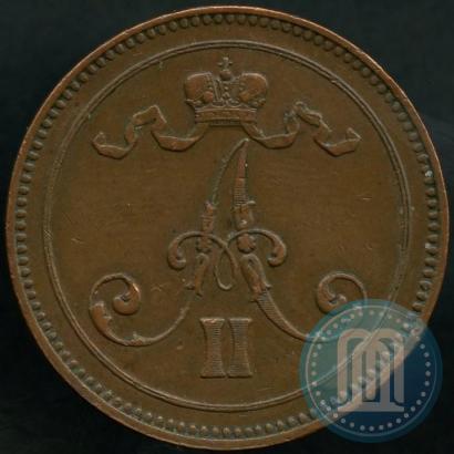 Picture 10 pennia 1865 year  