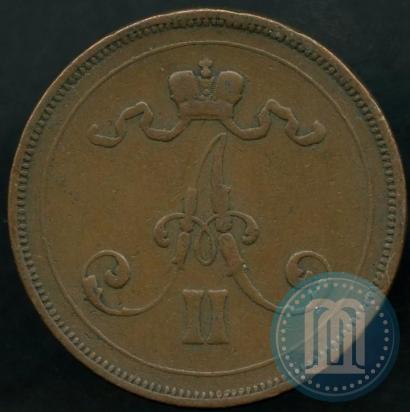 Picture 10 pennia 1875 year  