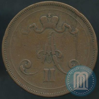 Picture 10 pennia 1875 year  