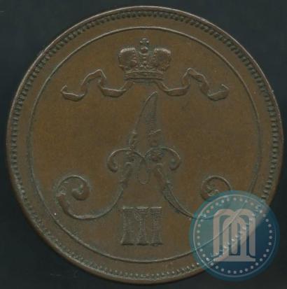 Picture 10 pennia 1890 year  