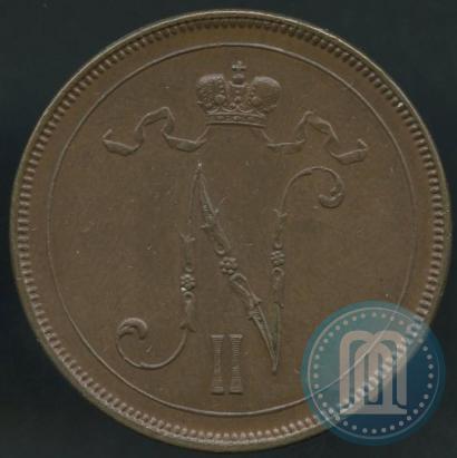 Фото 10 пенни 1896 года  