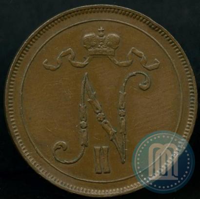 Picture 10 pennia 1898 year  