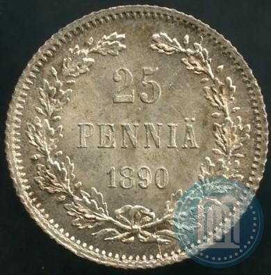 Фото 25 пенни 1890 года L 