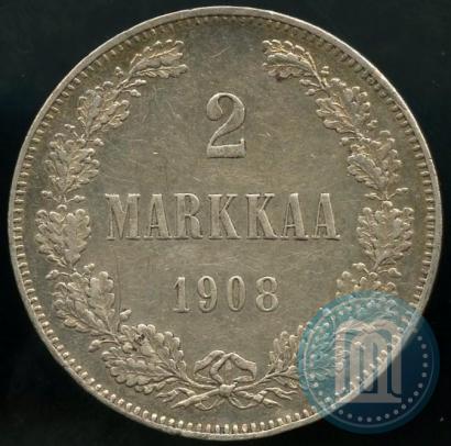 Picture 2 markkaa 1908 year L 