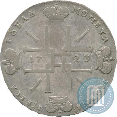 Фото 1 рубль 1723 года OK "Портрет в горностаевой мантии"