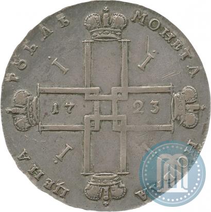 Фото 1 рубль 1723 года OK "Портрет в горностаевой мантии"