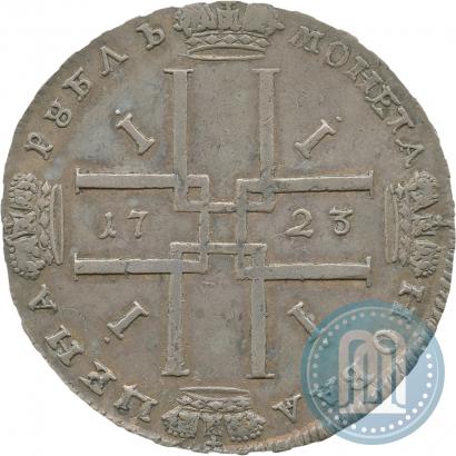 Picture 1 rouble 1723 year  "Portrait in ancient armour"