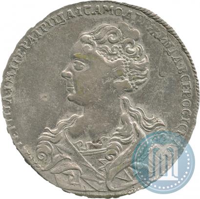 Picture 1 rouble 1726 year  "Moscow type, portrait turned to the left"