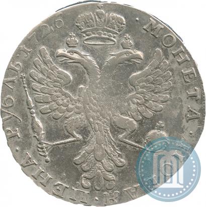 Picture 1 rouble 1726 year  "Moscow type, portrait turned to the left"