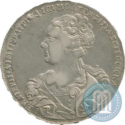 Picture 1 rouble 1726 year  "Moscow type, portrait turned to the left"