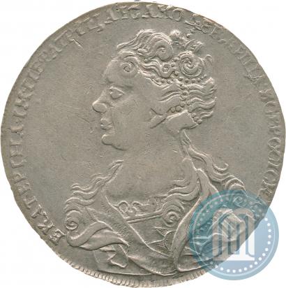 Picture 1 rouble 1726 year  "Moscow type, portrait turned to the left"