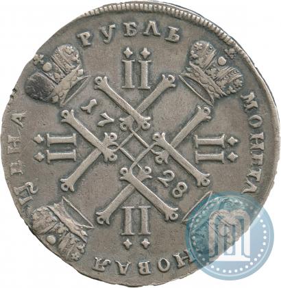 Picture 1 rouble 1728 year  "Type of 1728"