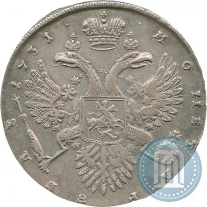 Picture 1 rouble 1731 year  