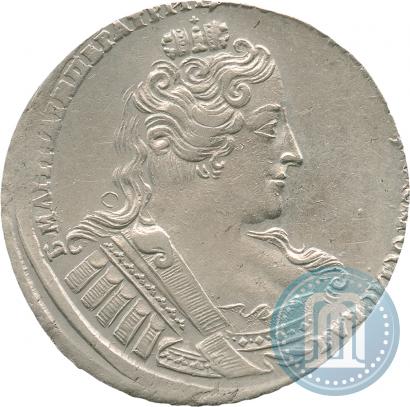 Фото 1 рубль 1733 года  