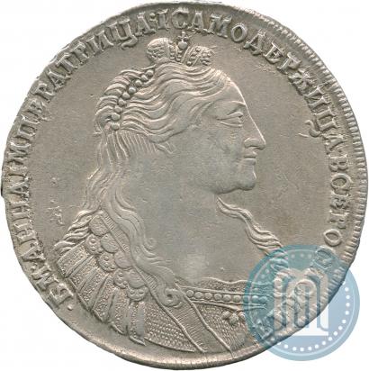 Фото 1 рубль 1737 года  "Тип 1735 года"