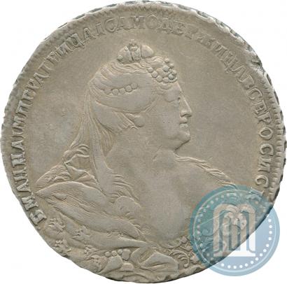 Picture 1 rouble 1738 year  "Moscow type"