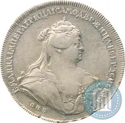 Picture 1 rouble 1739 year СПБ "Petersburg type"