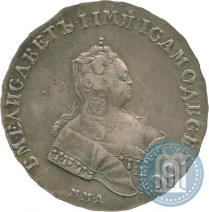 Picture 1 rouble 1743 year ММД 