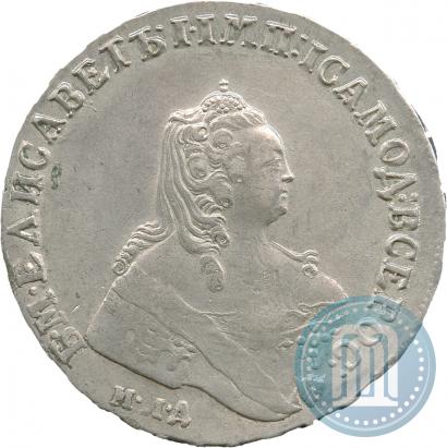 Picture 1 rouble 1754 year ММД-ЕI 