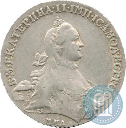 Фото 1 рубль 1762 года ММД-ДМ 