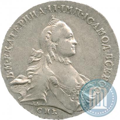 Picture 1 rouble 1762 year СПБ-НК 