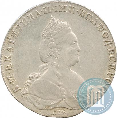 Picture 1 rouble 1786 year СПБ-ЯА 