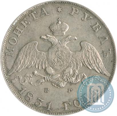 Picture 1 rouble 1831 year СПБ-НГ 