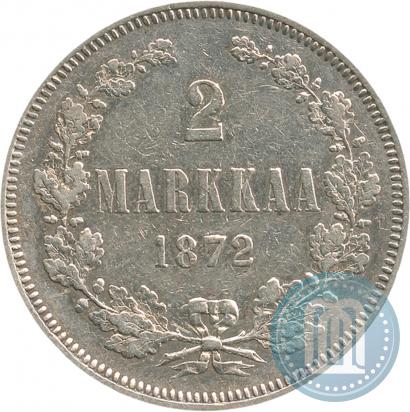 Picture 2 markkaa 1872 year S 