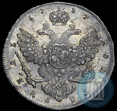 Picture 1 rouble 1737 year  "Moscow type"