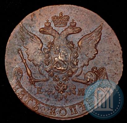 Picture 5 kopecks 1763 year ЕМ 