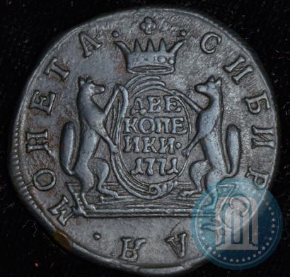 Фото 2 копейки 1771 года КМ 