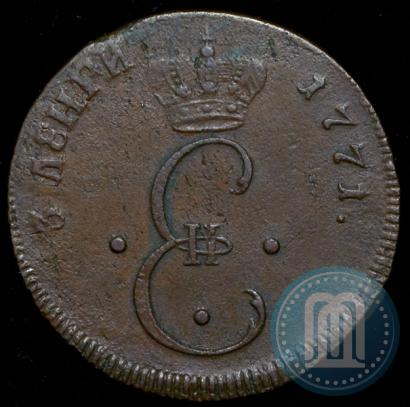 Фото Пара - 3 денги 1771 года S "Большой орел"