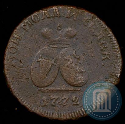 Фото Пара - 3 денги 1772 года  