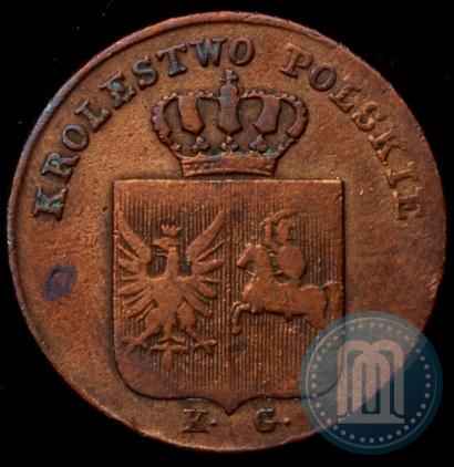 Picture 3 grosze 1831 year KG "Polish uprising"